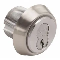 This BEST mortise cylinder features an interchangeable core for quick rekeying without removing the cylinder. It has a chrome finish, includes a 3/8 in ring, and is pinned for 7 pins. Suitable for commercial and institutional door security systems requiring frequent access changes