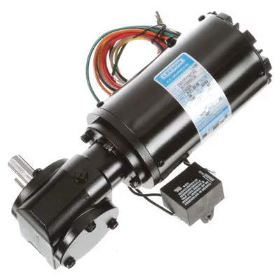 LEESON Gearmotor: Right Angle, Single Output Shaft, PSC, TENV, 85 RPM, 24 in-lb Max Torque - Right Angle AC Gearmotors