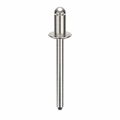 OEM APPROVED VENDOR Domed-Head Blind Rivet, 0.188" dia, 1 40/63" L, 250 PK - Domed-Head Blind Rivets