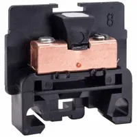SQUARE D Terminal Block: Panel/Track Mounting Type, Box Lug Wire Termination, 2 Wire Terminals, 40 A (MPN 9080GKB6)