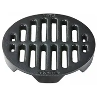 JAY R. SMITH MFG. CO Grate: A, Round, 7 7/8 in Overall Dia, 1 in Overall Ht, Ductile Iron, Tan (MPN 2120GM)
