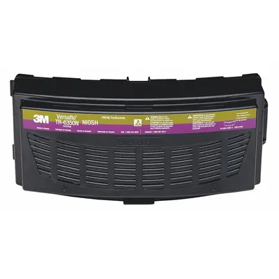 3M Combination Cartridge/Filter: TR-600, Formaldehyde (FM)/HEPA, Magenta/Olive Color - 3M PAPR Particulate Filters & Vapor Cartridges