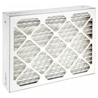 This MERV 8 pleated air filter measures 16 in x 20 in x 4 in. It features synthetic media and a beverage board frame. Used in HVAC systems for industrial and commercial air filtration to capture moderate-sized airborne particles
