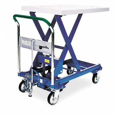 SOUTHWORTH Scissor Lift Table: Not Powered, 1,760 lb Load Capacity, 39 1/2 in L x 23 1/2 in W - Manual Scissor-Lift Tables