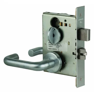 SCHLAGE L9453P 03A 626 KD C123 KWY Office Lever Lockset, Chrome - Office Lever Locksets