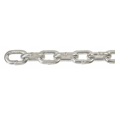 PEERLESS Straight Chain: 3/16 in Chain Trade Size, 30 Chain Grade, Carbon Steel - Grade-30 Load-Securing Chains