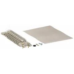Replacement heating element for heat guns, delivering a fixed temperature of 800°F. Measures 2 inches in overall length and 2 inches in overall width. Used to restore heating function in compatible heat guns for industrial maintenance, repair, and manufacturing applications.