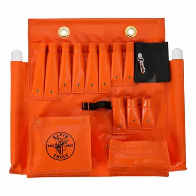 KLEIN TOOLS Aerial Bucket Tool Storage Apron - Aerial Bucket Tool Storage Aprons