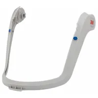 The 3M M-920 is a gray visor frame assembly designed for use with the 3M Versaflo M Series Helmet. It secures the visor to the helmet and supports the integration of PAPR lenses and lens covers for respiratory protection in industrial environments