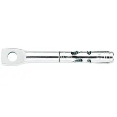 Steel tie wire sleeve anchor with 5/16 in diameter and 1/4"-20 thread size. Socket drive style for installation. Suitable for medium-duty anchoring in concrete, brick, or block. Pack of 100.