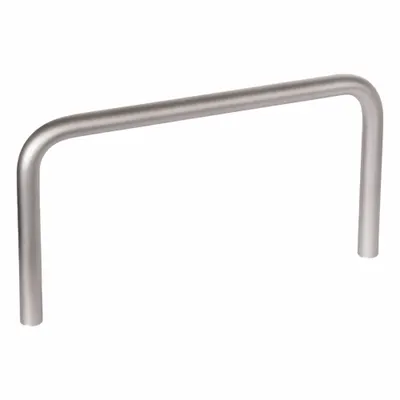 JW WINCO Pull Handle: Weld-On, Stainless Steel, Silver - Load-Rated Weldable Tall-Leg "U" Pull Handles