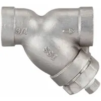 SSI Y Strainer: 1 1/2 in, NPT, Perforated, 0.0313 in Screen Size, Stainless Steel, 7 1/8 in Ht (MPN 0150-1500Y2TT-1)
