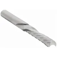 Solid carbide spiral O-flute downcut router bit for routing hard plastics such as acrylic and polycarbonate. Features a 1/4" cut diameter and 1-1/4" length of cut. Suitable for CNC and handheld routing in sign making, fabrication, and plastic machining