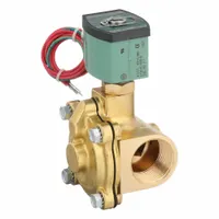 REDHAT Solenoid Valve: 2-Way, Normally Open, 1 1/4 in Pipe Size, 220V AC/240V AC, Watertight (MPN 8210G018LF 240/60,220/50)