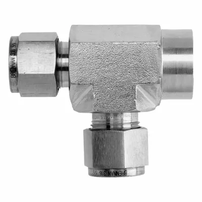 BRENNAN INDUSTRIES NS2606-06-04-06-SS Clean & Bagged - Clean & Bagged Single-Ferrule Stainless Steel Fittings