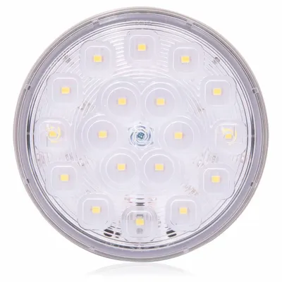 MAXXIMA Back-Up Light: LED, Backup/Reverse Light, White, Round, 4 5/16 in Overall Dia - Backup/Reverse Lights