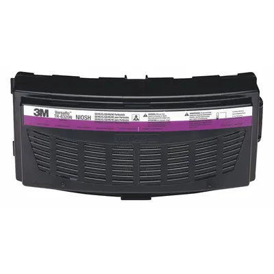 3M Combination Cartridge/Filter: TR-600, Acid Gas (AG)/HEPA, Magenta/White Color - 3M PAPR Particulate Filters & Vapor Cartridges