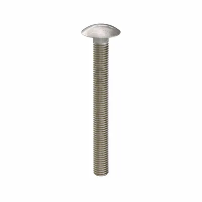 USA INDUSTRIALS Carriage Bolt: Square Neck, 1/2"-13 Thread Size, 5 in lg, Stainless Steel - 316 Stainless Steel Square Neck Carriage Bolts