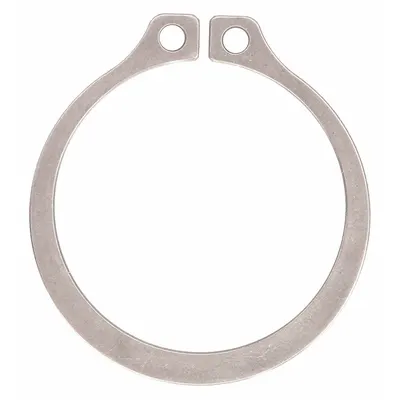 THOMSON External Retaining Ring: Type W External Retaining Ring, Stainless Steel - External Retaining Rings