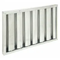 OEM Grease Filter: 16 in x 25 in x 2 in, Galvanized Steel, Baffle (MPN 4C881)