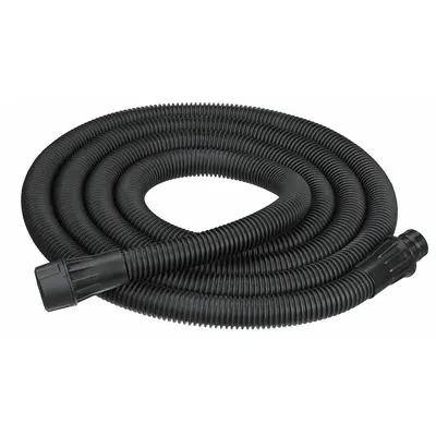 DEWALT DWV9316 Antistatic Vacuum Hose, 15 ft, 1-1/4 in Diameter, Plastic, Black - Antistatic Vacuum Hoses