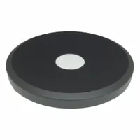 This solid hand wheel from JW WINCO features a 200 mm diameter and 20 mm bore, constructed from aluminum with a black powder-coated finish. It is suited for manual valve actuation, machine hand-feed controls, and industrial adjustment mechanisms requiring precise manual operation
