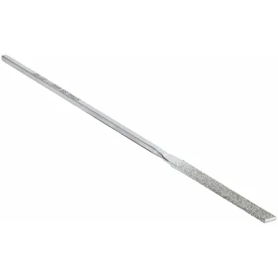 STRAUSS Escapement File: Equaling, 80_100 Grit, 1 1437/2500 in Lg without Tang - Diamond-Coated Escapement Files