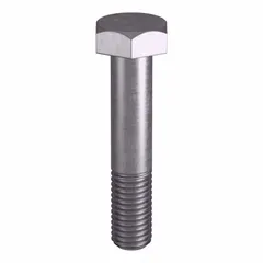 Grade B8M heavy hex bolt with 5/8"-11 thread size and plain finish. Manufactured to ASTM A193 material quality standards and ASME B18.2.1 dimensional standards. Suitable for structural fastening in applications requiring corrosion resistance and strength, such as flanges, pressure vessels, and heavy equipment assemblies.