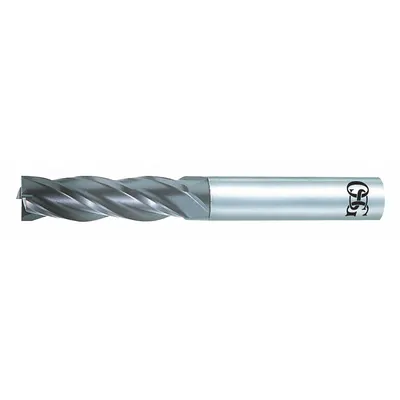 OSG Square End Mill: Carbide, Diamond Coated, 4 Flute, 3 mm Mill Dia, 12 mm LOC - Carbide Square End Mills for Graphite & Carbon Fiber