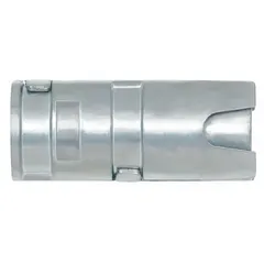 Preassembled double shield expansion anchor made of Zamac alloy with a 1/4 in diameter and 1/2 in overall length. Features a 1/4-20 coarse thread. Suitable for fastening fixtures, conduit, or equipment into concrete, brick, or block. Supplied in a 50-pack.