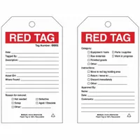 BRADY Tag: 4 in Wd, 7 in Ht, White, Paper, Rectangle, 0.01 in Thick, 100 Tags, English, 100 PK (MPN 121216)