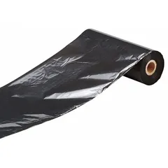 Black resin ribbon for THT 1" core printers. CSA approved and chemical-resistant. Used for industrial labeling such as asset tracking, safety signage, and component identification in harsh environments.