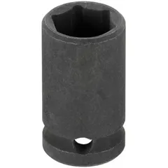 This 1/4" drive impact socket features a 10 mm metric, 6-point standard profile for use with impact tools. The manganese phosphate finish provides corrosion resistance. Suitable for fastening and loosening metric fasteners in automotive, heavy equipment, and industrial applications.