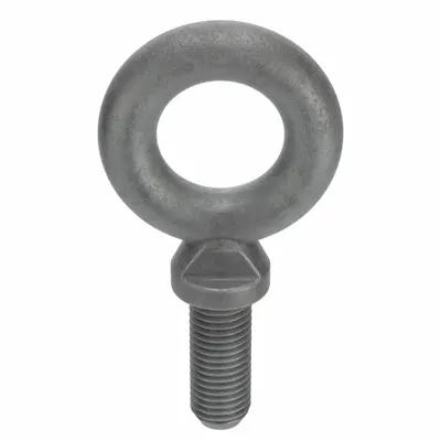 KEN FORGING Machinery Eye Bolt: With Shoulder, Steel, Galvanized, 3/4"-10 Thread Size - Machinery Eye Bolts with Shoulder