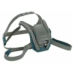 Replacement headstrap and head harness for half mask respirators. Supplied as a 5-pack for convenient replacement of worn or damaged headgear to maintain proper respirator fit and performance in industrial environments requiring respiratory protection.