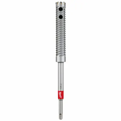 MILWAUKEE Rebar Cutter Drill Bit: 1 in Drill Bit Size, 10 in Max Drilling Dp - SDS-Plus Rebar Cutting Drill Bits