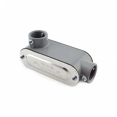 BRIDGEPORT FITTINGS LLR-42 LR/LL Conduit Body - LL - 90° Elbow Type