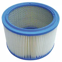 This NILFISK cartridge filter is a HEPA-rated, dry-pickup paper filter designed for use with Nilfisk shop vacuums. It captures fine dust and particulates in industrial, commercial, and workshop environments, ensuring cleaner exhaust air and protecting vacuum motor performance