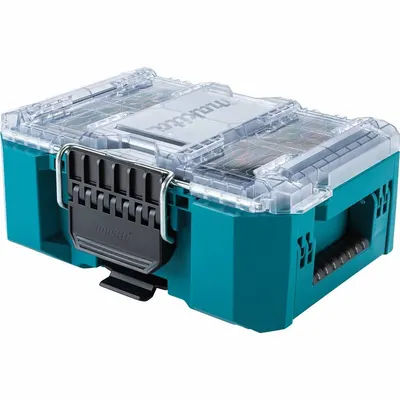 MAKITA Organizer: Teal, Security Bar, 10 15/16 in Overall Dp, 15 5/16 in Overall Wd - Hand and Power Tools
