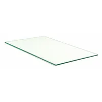 ECONOCO Tempered Glass Shelves: 3/16 in Overall Ht, 16 in Overall Wd, 10 in Overall Dp, Rectangular (MPN CB116)