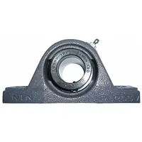 NTN Pillow Block Bearing: 1 1/8 in Bore, Cast Iron, Eccentric Collar, 1 9/16 in Shaft Ht, 4,900 RPM (MPN UELPL-1.1/8M)