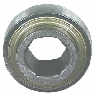 NTN Agricultural Disc Bearing: HPS103TP2, Hex, 1.279 in Bore, Double Sealed - Hex-Bore Bearings
