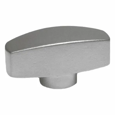 JW WINCO Wing Nuts; Wing Knobs: Wing, Stainless Steel, M5 Thread, 8 mm Thread Lg - Corrosion-Resistant Wing Knobs with Threaded Hole