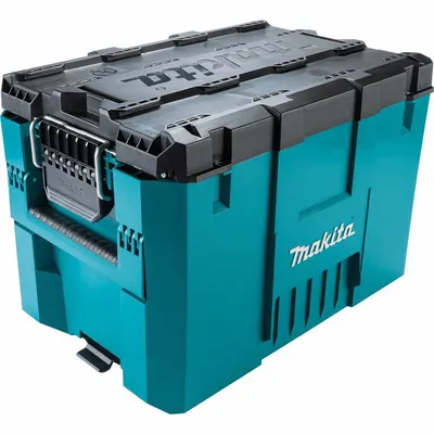 MAKITA Extension Tool Box: Teal, Latch - Hand and Power Tools