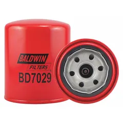 Spin-on oil filter with M24-1.50 thread size for Toyota vehicles. Cellulose media traps contaminants. Anti-drainback valve retains oil when engine is off. Dimensions: 4 7/8 in height, 4 in diameter.