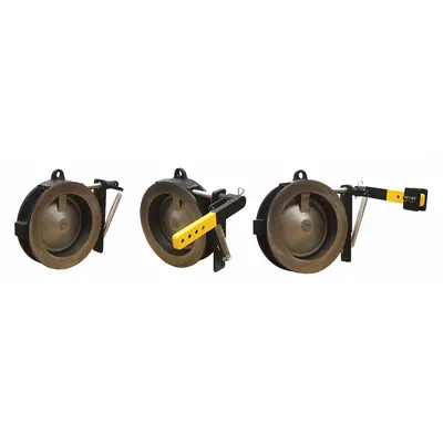 CHAMPION Spring Weight Check Valve: Swing, Inline Valve Body, 6 in Pipe Size, Wafer - 316 Stainless Steel Wafer External Spring-Loaded Swing Check Valves