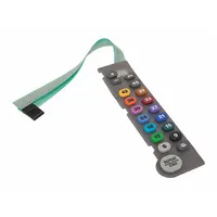 Membrane switch pad for kraft tape machines. Provides the user interface for operating tape dispensing and cutting functions. Direct replacement part for compatible BETTER PACKAGES machines
