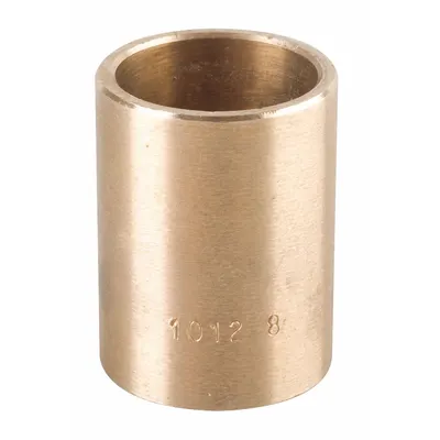 BUNTING BEARINGS Sleeve Bearing: Bronze, 2 1/4 in Bore, 2 3/4 in OD, 3 in Lg - General Purpose Metallic Sleeve Bearings