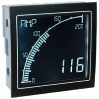 TRUMETER Current Meter: 9 Display Span - Min, 9,999 Display Span - Max, 12 V AC – 24 V AC, RS-485 (MPN APM-AMP-ANO)
