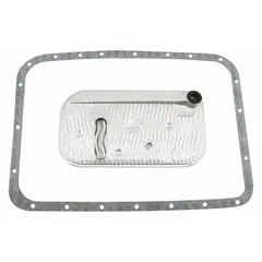 In-pan transmission filter for Allison vehicles. Cellulose media with O-ring type. Overall height 1 inch. Includes O-ring for installation. Traps contaminants to support transmission performance in heavy-duty applications.